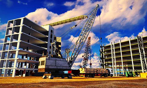 different machinery at construction site the newport group